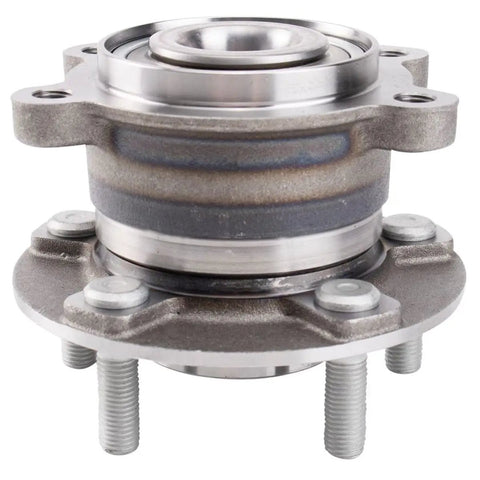 Close-up of Rear Wheel Hub Bearing Assembly For Ford Bronco Sport Escape Corsair Lincoln 2020 2021 2022 Reliable 5-Bolt 108mm Bolt Circle 136mm Flange Two Point Four Eight Inch Offset Fits Rear Wheel for Smooth Rides and Safe Drivetrain