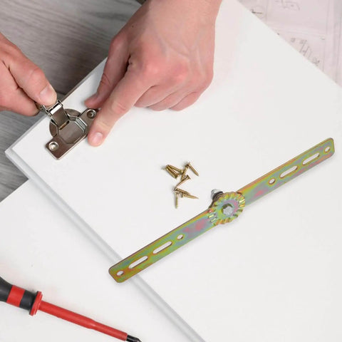 Heavy Duty Adjustable Angle Sofa Hinge With Automatic Reset Function for Bed Cabinet and Recliner Gear installation.