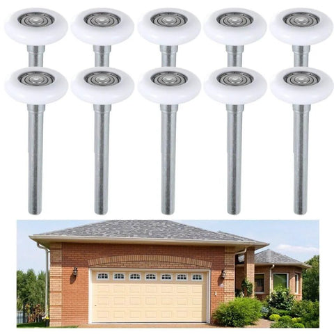 10 Pack Nylon Garage Door Rollers With 1.8 Inch Wheel Diameter And 4.7 Inch Stem Quiet And Low Noise Replaceable Wheel