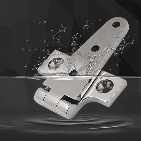 Laorde 316 stainless steel T hinge for boat hatch, marine grade, 4x2 in, 2-pack with screws