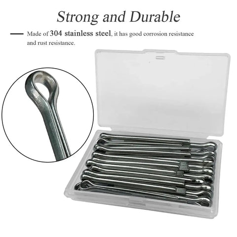 15 Pack Stainless Steel Marine Propeller Cotter Pins With Puller 304 Stainless Steel Wear Resistant And Rust Proof Easy To Use