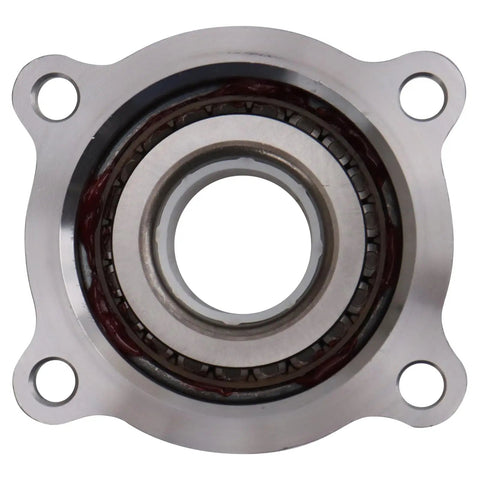 Close-up of Wheel Hub Bearing Module Rear For Nissan Frontier Xterra And Equator 2005 To 2019 showing metal structure.