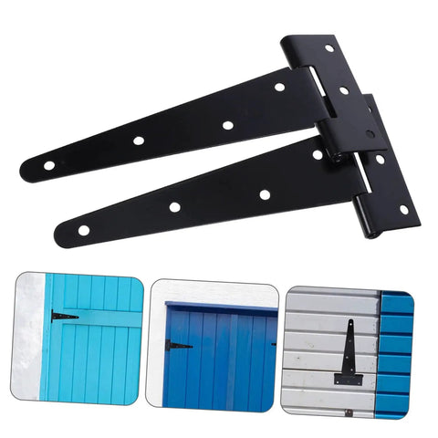 Heavy Duty Gate Hinge With Slotted Design for Wooden and Vinyl Gates Highly Durable Iron Construction Adjustable For Easy Installation And Precise Angle Alignment Outdoor Gate Hardware For Enhanced Door Stability And Max Load Bearing Capacity NAMOARLY