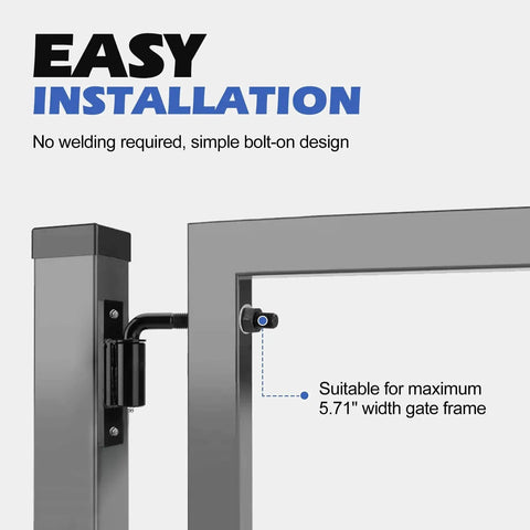 7 Inch Heavy Duty Bolt On J Bolt Gate Hinge With M20 Thread For Large Driveway Gates Up To 1100 Lbs Ball Bearing Hinge no welding illustration