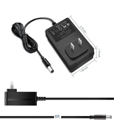 9V 2A Power Adapter That Works With Max Trainer M3 M5 M6 M7 M8 HVT Elliptical And Horizon Fitness Cardio Machines, 6 Ft Cable