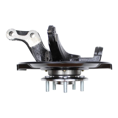 Front view of Front Left Steering Knuckle And Wheel Bearing Hub Assembly For Honda CRV 2007 2009 2.4L L4 Direct Fit Replacement Replaces Part Numbers 51216 SWA A00 45255 STK A00 44600 SJK J00 44600 STK A10