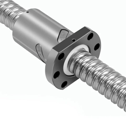 Ultra Quiet Anti Backlash Linear Guide Ball Screw With Nut Kit 100 To 1000mm SFU3205 low noise high precision side view