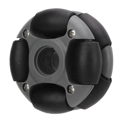 48mm Omni Rack Easy Wheels For Folding Bikes And Electric Bicycles With Bearings 2kg Load, dual row roller for smooth steering.