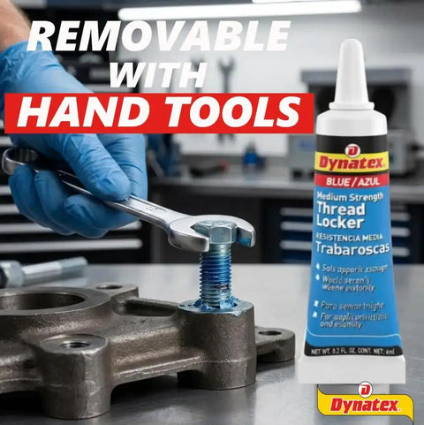Blue Medium Strength Threadlocker 0.20 Ounce Bottle Ideal For Metal Fasteners Removable With Hand Tools Keeps Fasteners Locked