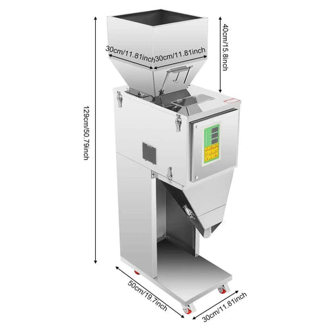10-999g Automatic Powder Filling Machine With Heavy-Duty Stainless Steel Build 200W 110V Weighing And Filling System
