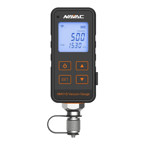 Pro Grade Micron Vacuum Gauge For HVAC Systems With Pirani Sensor And 500 PSI High Pressure Protection Digital Reading