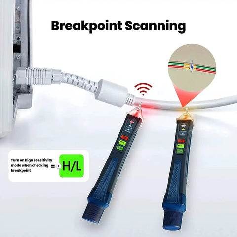Non Contact Voltage Tester With Alarm And Flashlight LCD Display Dual Range Sniffer for electrical wiring and breakpoint scanning