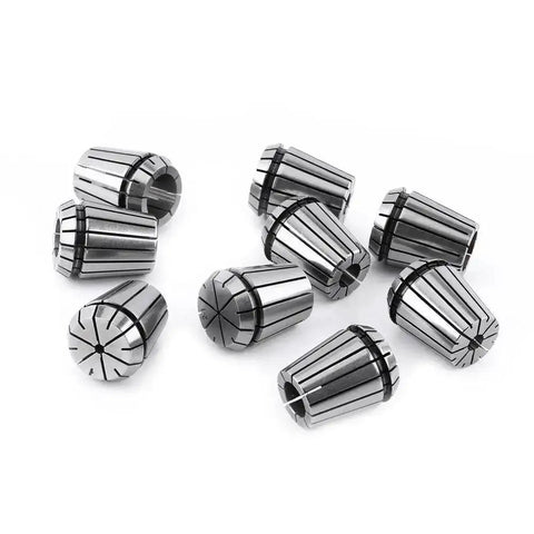 Pro Grade Metric Collet Set 18 Pc With 2 Morse Taper Chuck And 9 Pc Spring Collets CNC Engraving And Milling Lathe Tool Kit