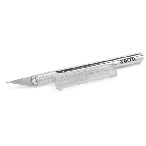 All Purpose Precision Knife With Size 2 Fine Point Blade For Clean Cuts On Medium To Heavy Materials, Durable Aluminum Handle, Easy Change Blade System, And Safety Cap For Safe Storage On The Go