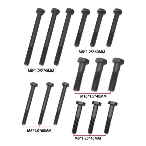 59 Piece Harmonic Balancer Puller And Installation Tool Kit with various bolt sizes displayed, including M8 and M6 bolts