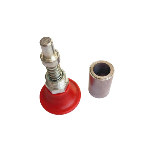 Heavy Duty Spring Loaded Pull Pins With Welded Barrel Red Handle And Screw Lock Steel Spring Plungers And Dowel Pins