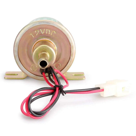 12V Electric Fuel Pump Transfer Kit Low Pressure Universal For Gas And Diesel Vehicles Boats 2.5 To 4 Psi With 8mm Inlet