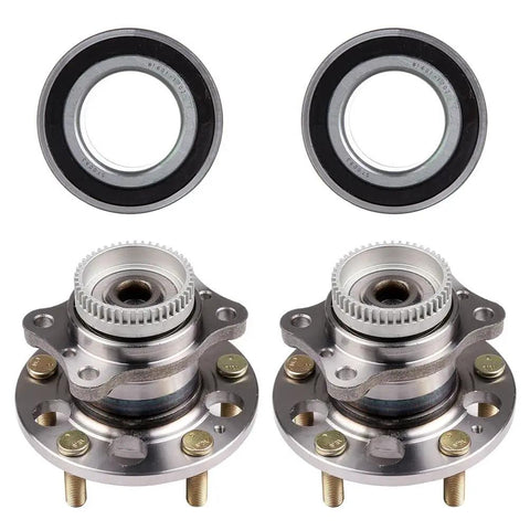 4 Pack Front And Rear Wheel Hub Assembly With Wheel Bearing Replacement Non ABS 5 Lug Fits Hyundai Elantra 2011 2016 Veloster