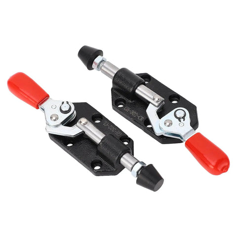 Two Pack Quick Release Push Pull Toggle Clamp For Woodworking And Metal Fabrication Pro Grade 20mm Stroke Adjustable Positioning Jig