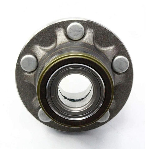Rear Wheel Hub And Bearing Assembly Replacement For 2010 2011 2012 2013 Ford Transit Connect, metal hub with 5 lug holes.