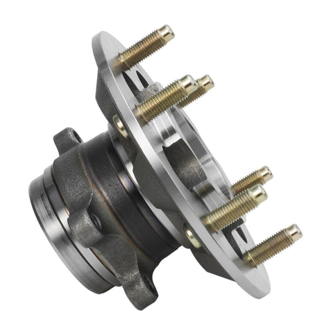 Front view of Front Wheel Hub And Bearing Assembly Replacement For 2009 To 2012 Chevrolet Colorado And GMC Canyon 2WD With ABS Direct Fit 2 Piece Set