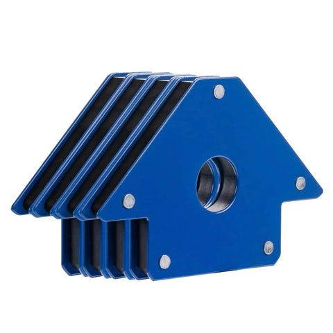 Heavy Duty Arrow Welding Magnet Holder Set Four Pack With 50 Lbs Capacity Magnetic Welding Clamps For MIG Soldering And Metalworking Angled Jigs At 45 90 And 135 Degrees For Hands Free Welds In The Workshop