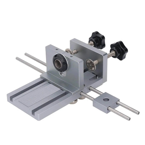 Pro DIY Dowel Jig Kit For Woodworking 3 In 1 Panel Handheld Tool in durable aluminum alloy with adjustable components