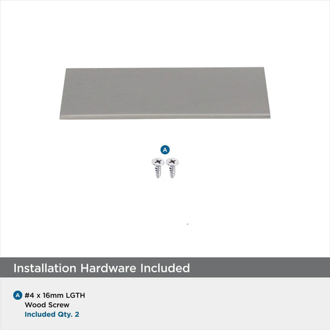 Satin Nickel Edge Pull Cabinet Handle 3 Inch Center To Center 76 Mm with mounting hardware included
