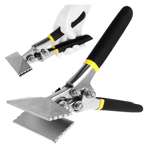 Sheet Metal Bending Pliers For Pros Pro Grade Durable Beefy High Strength Steel Nickel Plated with Ergonomic Handle