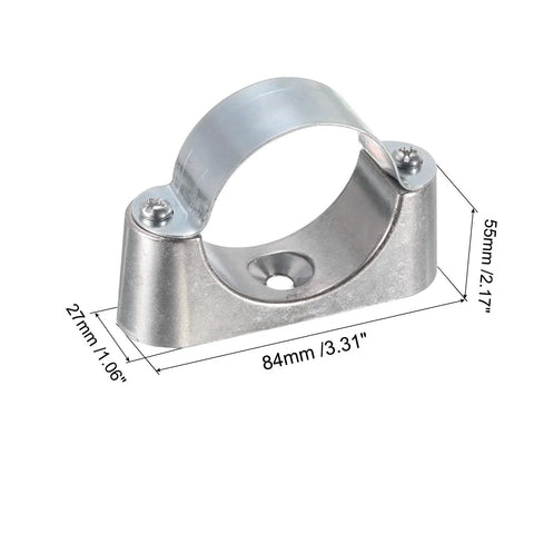 Go To Heavy Duty Aluminum Pipe Bracket Clamp For 50mm Pipe Great For Wall And Ceiling Mounts 10 Pack Pipe Support Brackets