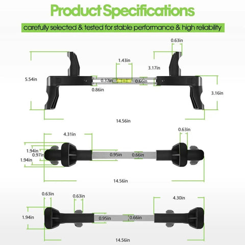 Universal Steering Wheel Level Alignment Tool For Cars Vans And Trucks - Spring Loaded, Fits Inner Diameter 270mm To 340mm