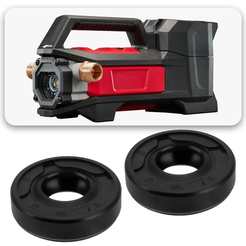 2 Pack 8x18x5mm Radial Oil Seal Replacement For Milwaukee 2771-20 Transfer Pump, Nitrile Rubber Shaft Seal Kit shown with pump