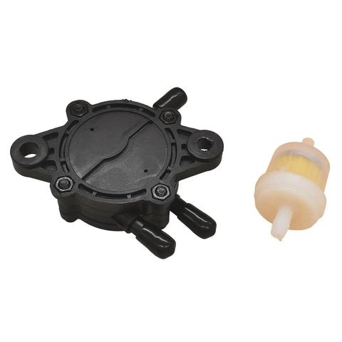 Vacuum Fuel Pump With Fuel Filter Replacement For 17HP To 25HP Small Engine Lawn Mowers And Tractors Compatible With Honda Yamaha John Deere