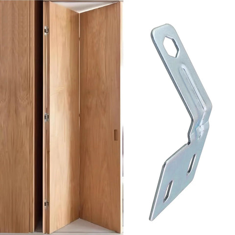 Six Pack Bifold Door Surface Aligner Hardware Kit In Carbon Steel With Galvanised Finish 6.38x3.5 Cm for bifold door alignment