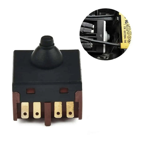 Push Button Switch For Angle Grinder And 4 Inch Polisher Pro Grade Heavy Duty Power Tool Replacement Part Easy On Off Quick Install