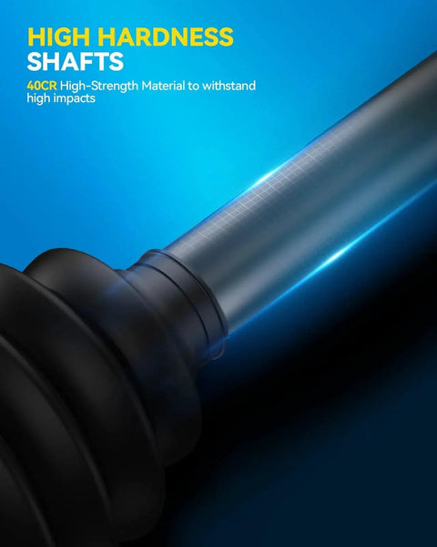 Front CV Axle Shaft Assembly For Subaru Forester 2009 2013 Impreza WRX 2011 2014 WRX Limited XV Crosstrek 2013 2014 Replacement With Sealed Neoprene Boot 66 7381 close-up view showing high-strength shaft material.