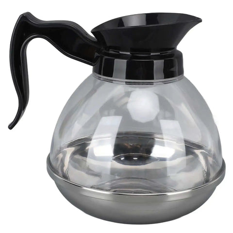 Universal Coffee Pot Replacement Carafe With Tight Fit Spout And Black Grip For Commercial And Home Use