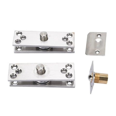 Heavy Duty Stainless Steel Pivot Hinge With Ball Bearing System For 360 Degree Rotation Concealed Door Hardware For Wood Doors And Bookcases By Marhynchus