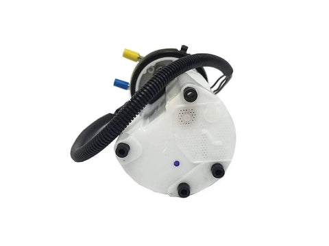 Chevy Trailblazer Fuel Pump Replacement With Sending Unit For 2002 To 2004 Models And GMC Envoy XL 2003 To 2004 With 4.2L I6 Or 5.3L V8 Engine Includes E3549M, 32301416, 263353, 15077623 No Hassle Install, close-up view of pump and connectors.