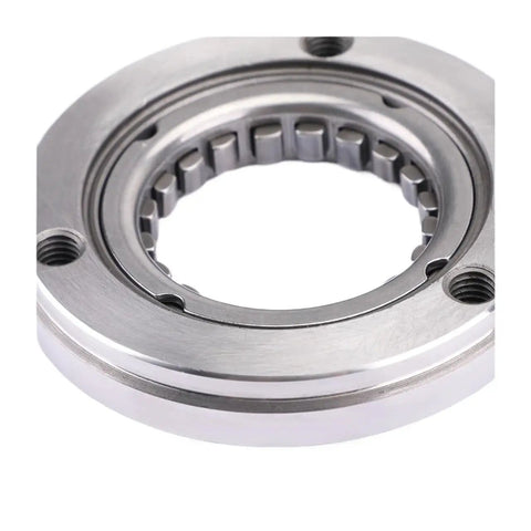 Close-up of one-way bearing gear for CH250 and NSS250 motorcycles, showing metal construction for smooth startup and quiet operation.