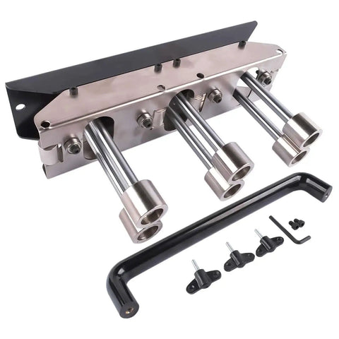 Metal Three Station Edge Roller Bender with adjustable clamp from zero to ninety degrees for bending steel, aluminum, copper.