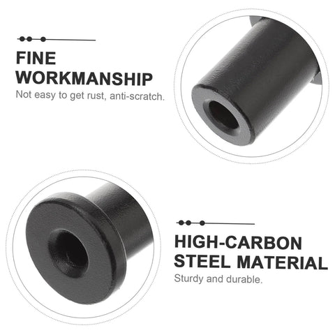Close-up of 5 Pack Sliding Barn Door Track Spacers Replacement Kit For Barn Door Hardware made of high-carbon steel, corrosion resistant