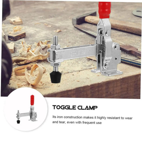 Two Pack Welding Toggle Clamps Set For Woodworking And Welding Jigs Quick Fixed Iron Clamps With Ergonomic Handles