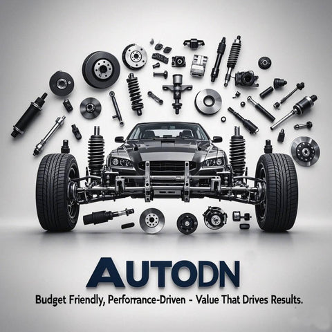 Car suspension system components displayed with front wheel bearing and hub assembly for Nissan Frontier Pathfinder Xterra 2005-2015 and Suzuki Equator 2009-2012.