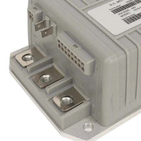 Hamwesh 48V 250A DC motor controller in gray enclosure with three screw terminals and a multi-pin connector.