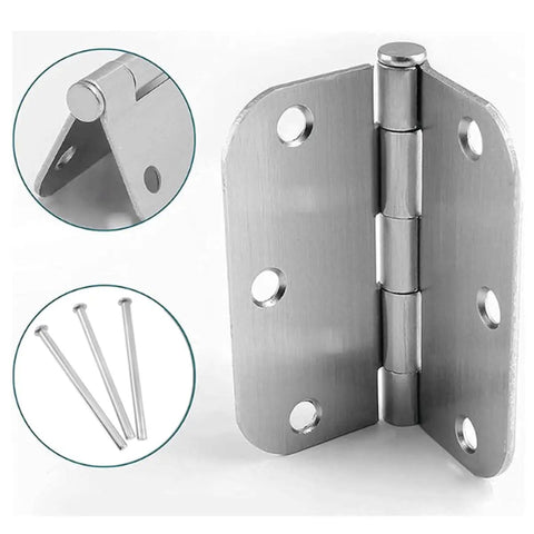 3.5 Inch Stainless Steel Door Hinge Pins Set For Smooth Door Closure Replacement Hinges 6 Pack Oil Film Coated Pins