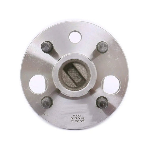 Top view of Rear Wheel Bearing Hub Assembly That Fits Toyota Corolla 1993 2002 Chevy Prizm 1998 2002 Geo Prizm 1993 1997 4 Lugs 4 Bolt Non ABS