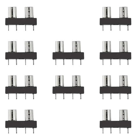 10 Pcs SL-506P Mini Blade Fuse Holder For Auto Automotive Boat Marine 32V PCB Board Compatible Easy Wire Installation