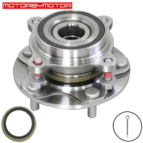 Front Wheel Bearing Hub Assembly For 4WD With 5 Lugs Fits 2008 2018 Toyota Sequoia And 2005 2018 Toyota Tundra 4x4 Heavy Duty