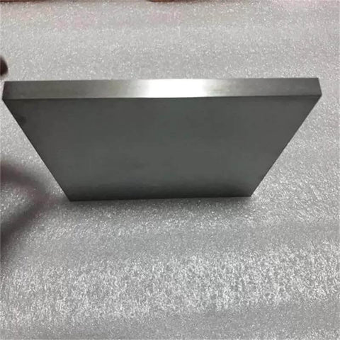 Side view of Pro Grade Industrial Molybdenum Foil Sheet And Plate 99.9 Percent Mo 1.8 Millimeter Thick 100 By 100 Millimeter Square